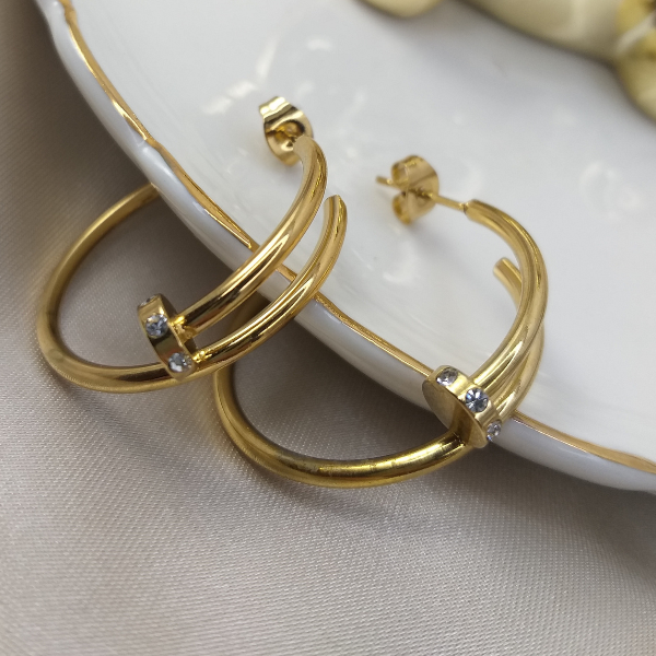 Aretes clavo