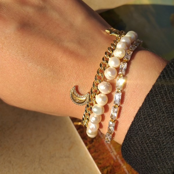 Pulsera perlas cultivada