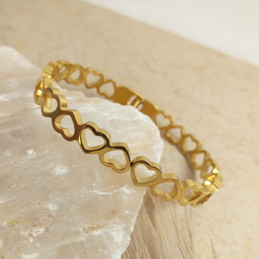 Brazalete corazones