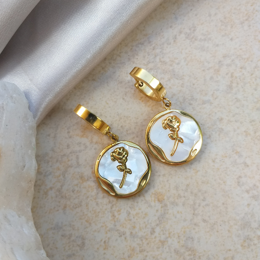 Aretes rosa