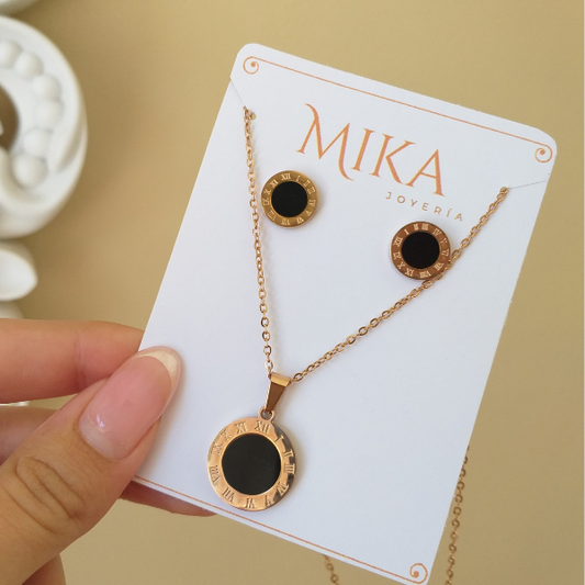 Collar Bvlg rose gold