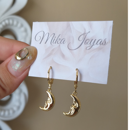 Aretes Lunita