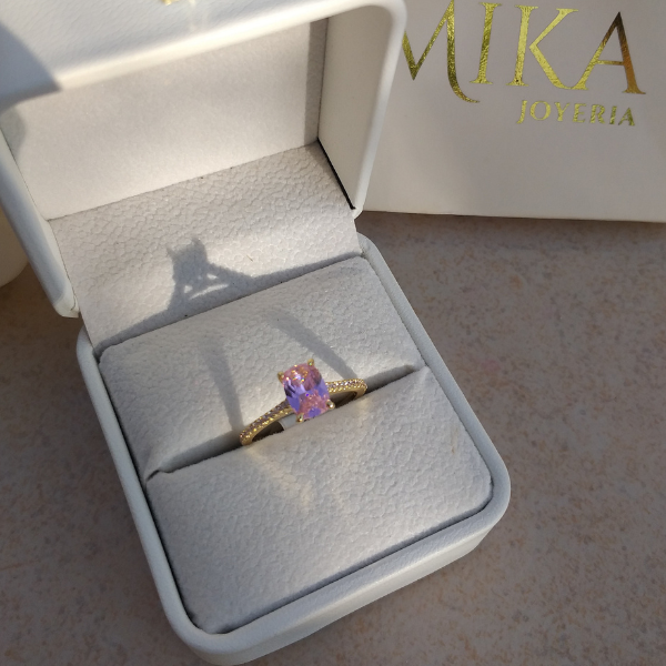 Anillo Chorma rosa baby