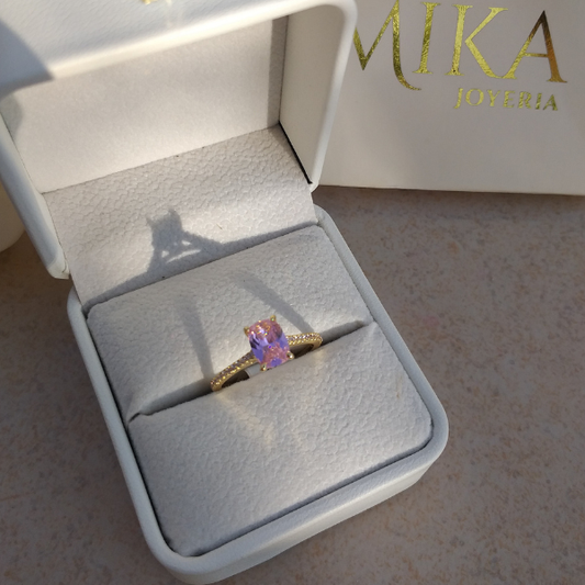 Anillo Chorma rosa baby