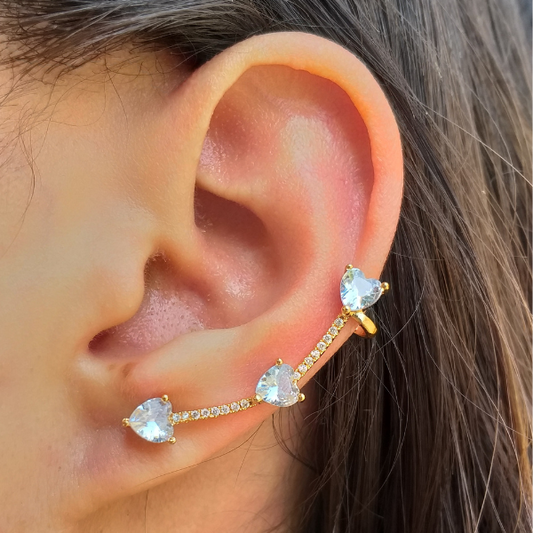 Arete trepador corazones
