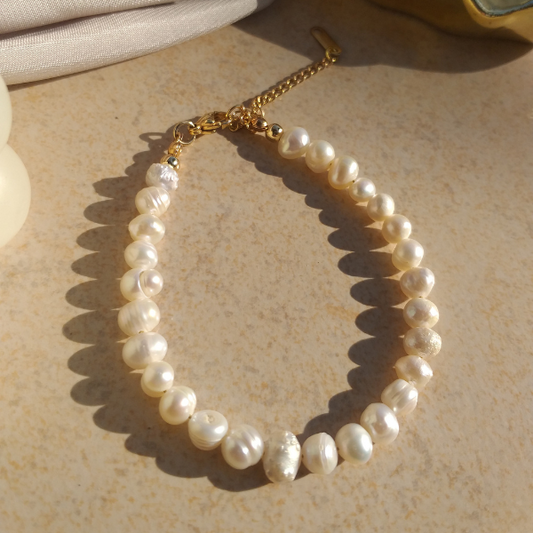 Pulsera perlas cultivada